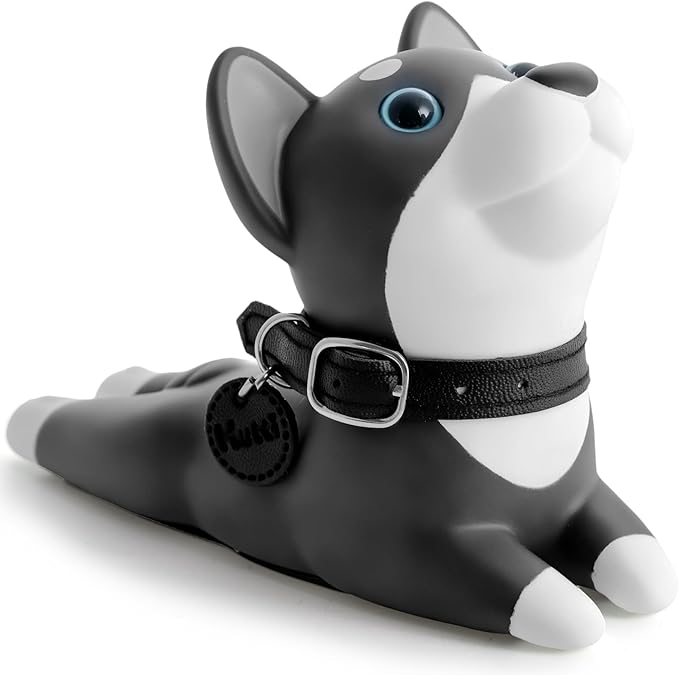 DomeStar Cute Dog Door Stopper, Shiba Inu Door Stop Decorative Animal Doorstop Wedge for Home and Office, Brown