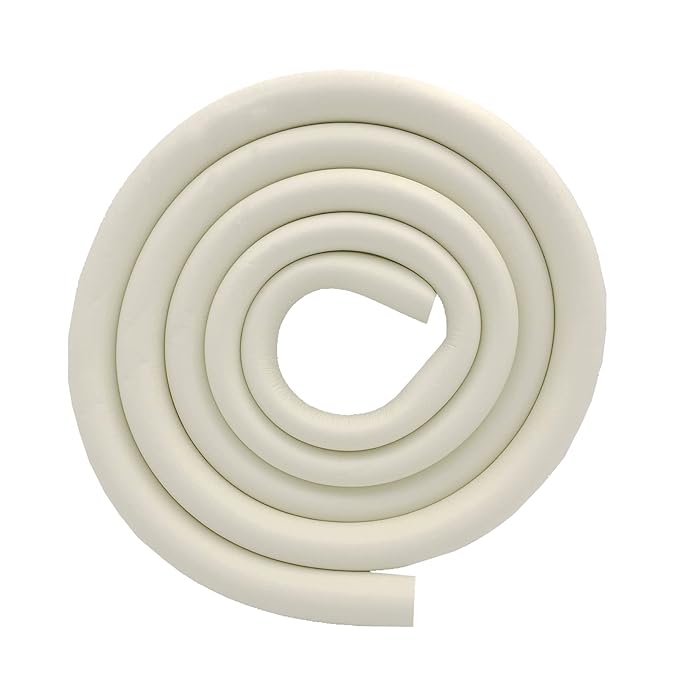 M2cbridge U Shape Extra Thick Furniture Table Edge Protectors Foam (Off White (6.5ft x 2))
