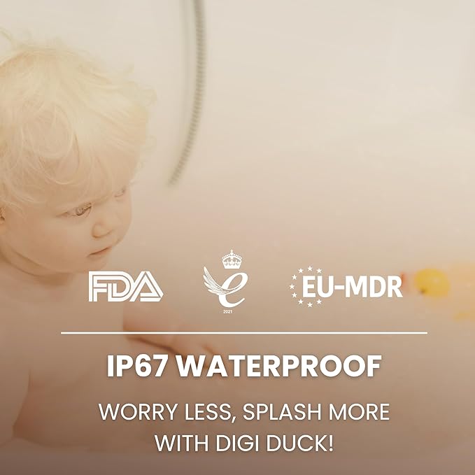 TensCare Cute Digi Duckling Digital Water Thermometer/Bath Toy - a Fun Companion for Your Baby and a Great Way to Test Water Temperature