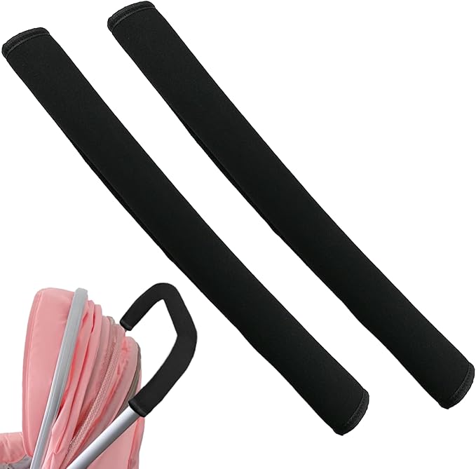 18.7 * 1.37 * 1.37inches Stroller Armrest Handle Cover,Pushchair Handlebar Sleeve,Universal Protective Case Grip Bar Covers Replacement