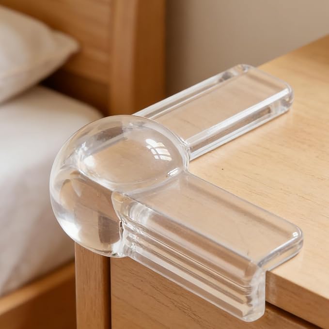 12 Pack Table Corner Covers Baby Safety Corner Guards Rubber Corner Protector Baby Table Corner Protectors for Furniture