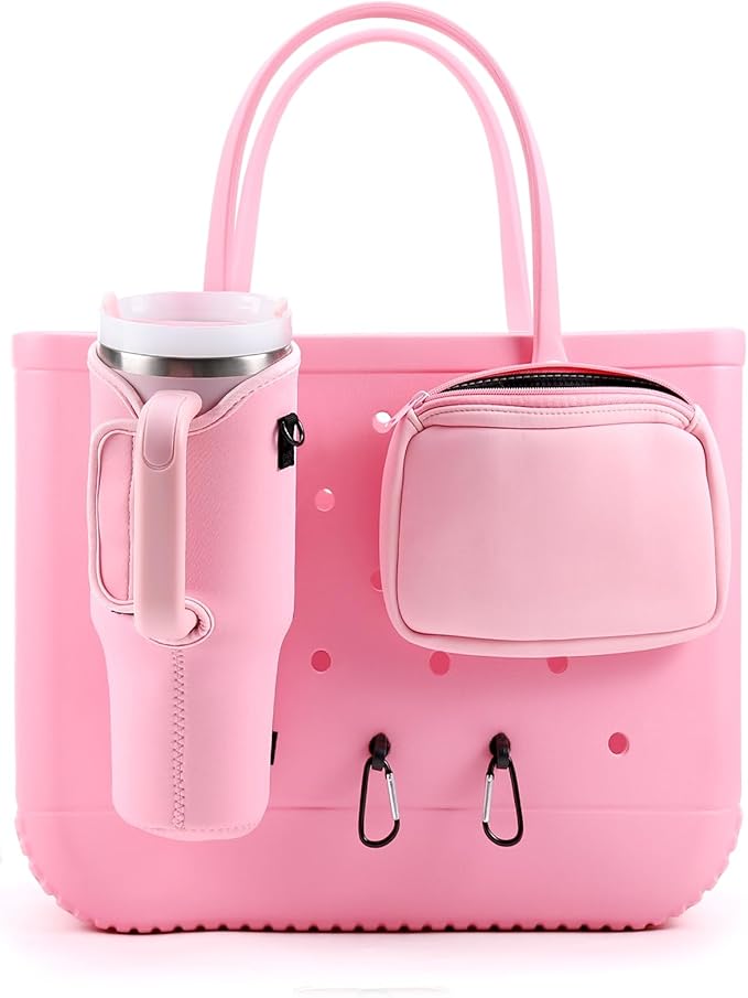 4PCS Organizer Holder for Bogg Bag, Accessories for Bogg Bags, Phone & Cup Holder compatible with Bogg Bag Original, Bag is not included