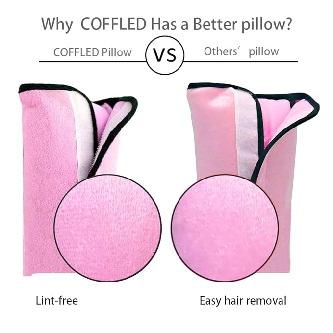 2PC Seat Belt Pillow for Kids, Car Seat Pillow Neck Rest for Kids, Kids Travel Pillow for Car Seat, Kids Seatbelt Pillow, Toddler Infant Safety Support Shoulder Flat Pad, Seat Belt Strap Covers in Car