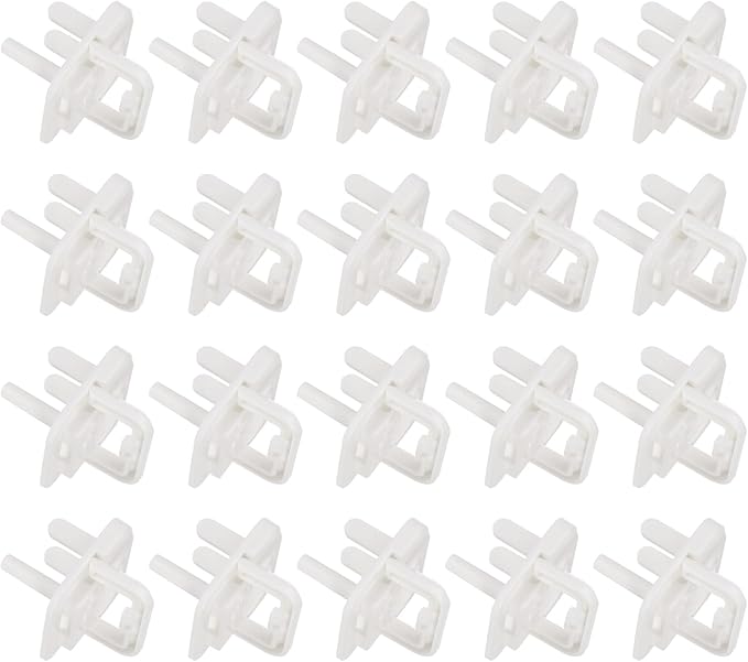 MECCANIXITY 20 Pack Outlet Covers Proofing, Plug Covers Easy Installation Electric Plug Protectors Safety Socket Cover Plugs Protector White