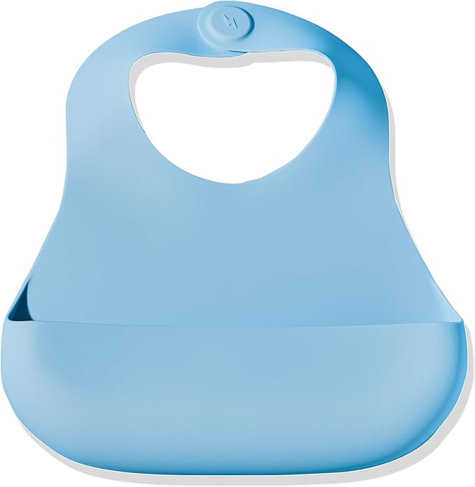 Magnetic Silicone Baby Bib – Waterproof, Dishwasher Safe, BPA Free Food-Grade, Feeding Bib for Infants and Toddlers