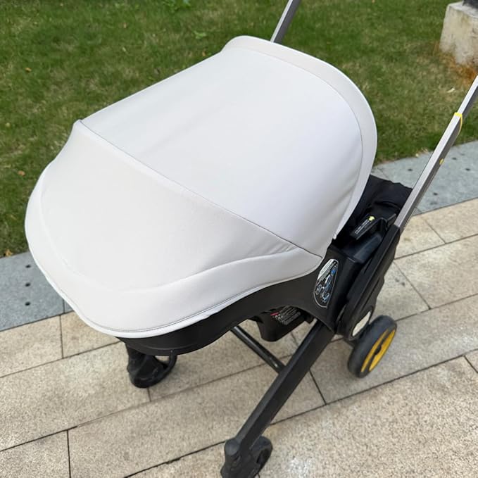 Stroller Replacement Accessories Canopy, Baby Stroller Sun Shade Compatible with Doona Car Seat & Strollers (Silver Gray)