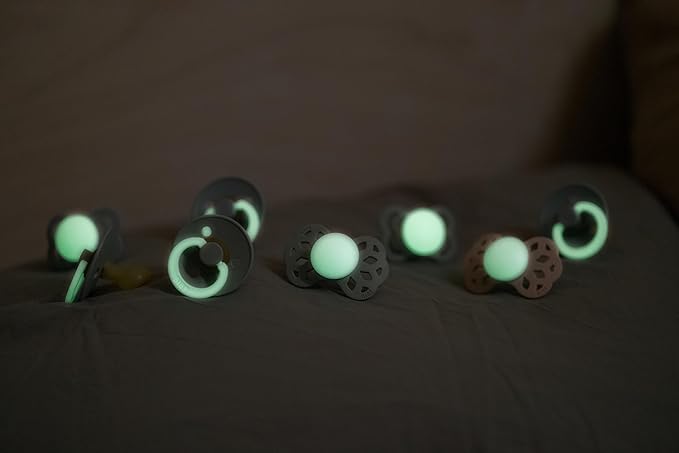 Bibs Colour Pacifier 2-Pack | BPA Free Soother, Round Nipple. Natural Rubber Latex,