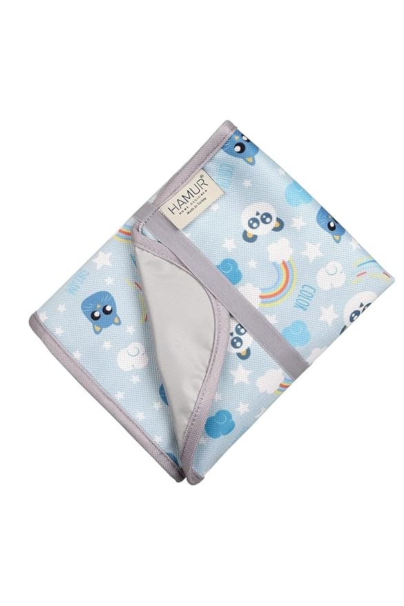 Hamur Home Portable Changing Pad – Waterproof, Washable & Easy Wipe Clean, Foldable Travel Baby Changing Mat for Diaper Bag, Compact & Lightweight, Must-Have for Newborns (Dream Pattern)