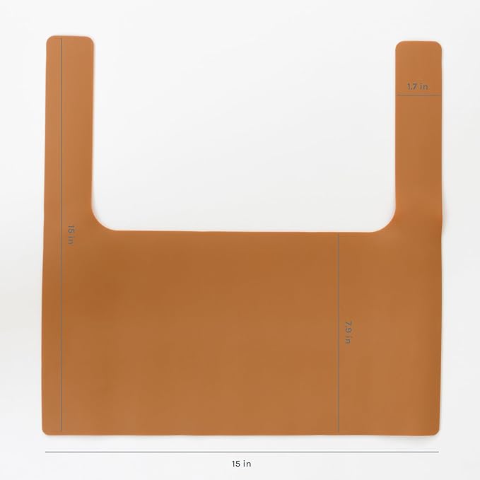 Yeah Baby Goods Placemats Compatible with IKEA Antilop High Chair (Boho Brown) - Slip-Resistant & Food-Grade Silicone High Chair Mat for High Chair Tray - Easy Clean High Chair Accessory