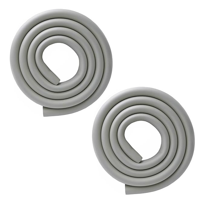 M2cbridge U Shape Extra Thick Furniture Table Edge Protectors Foam (Grey (6.5ft x 2))