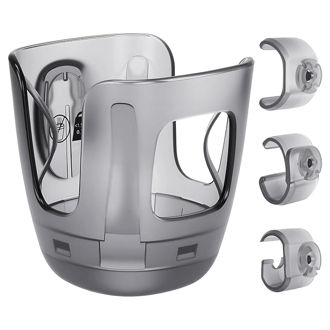 Stroller Cup Holder, Baby Cup Holder Compatible with UPPAbaby Vista, Cruz and Minu Strollers – Fits Most Cup Sizes, Quick-Release Design, 1 Pack