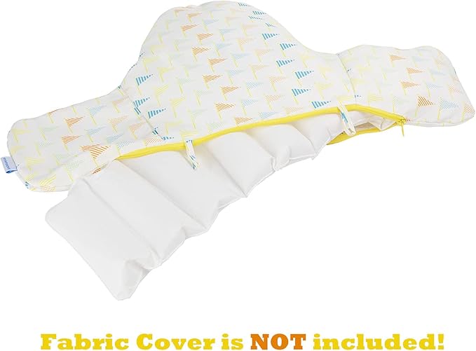 Inflatable Cushion Insert for IKEA Antilop High Chair, Cushion Insert Only, White, 28" L x 14"(Inflated)