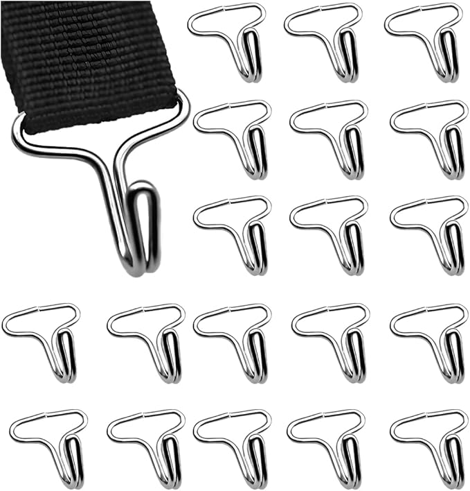 Car Seat Cover Hooks, 20PCS Metal Vehicle Headrest Cover Fixing Hanger Fastening Locking Clip, Automotive Seat Mat Cushion Fastener Hook, Universal for Truck SUV Sedan