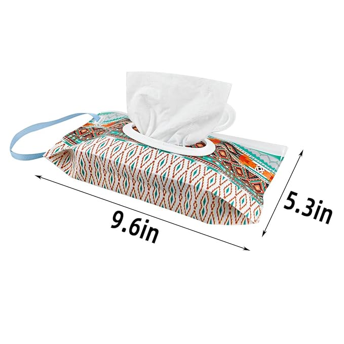 3 Pack Baby Wipes Dispenser - Portable, Refillable Travel Wipes Holder for Diaper Bag