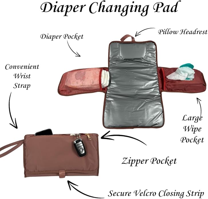SLyTesha Oversized Mommy Diaper Bag - Travel & Hospital Bag for Baby