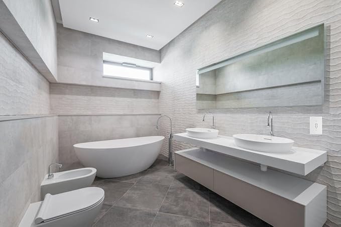 Toggle Light Switch Wall Plates 1-Gang Switch Electrical Cover Plate Unbreakable Thermoplastic Faceplate, White (4 Pack)