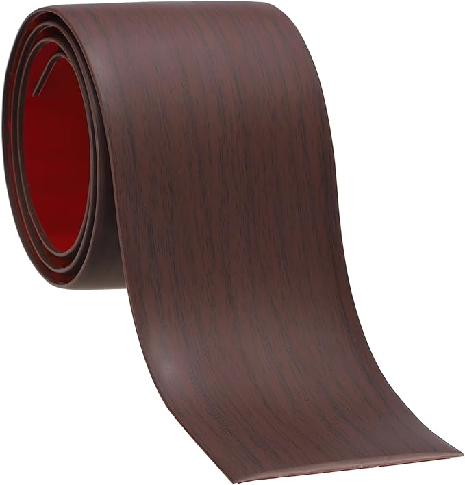 PATIKIL Self Adhesive Floor Transition Strip 3 in x 6.6 Ft, Vinyl Laminate Floor Flat Divider for Joining Floor Gaps Doorways Carpet Cover Floor Tiles Red Oak