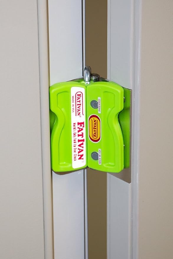 The Original Fat Ivan Fold Up Doorstop Wedge with Magnet - for Moving Office Home or School - Great for Police, Admin, Firefighters and Any time You Need a Door to Stay Open