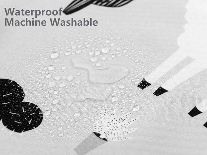 Baby Splat Mat for Under High Chair, 51 x 51 Inch Splash Mat, Waterproof and Washable Spill Mat, Anti-Slip Floor Protector