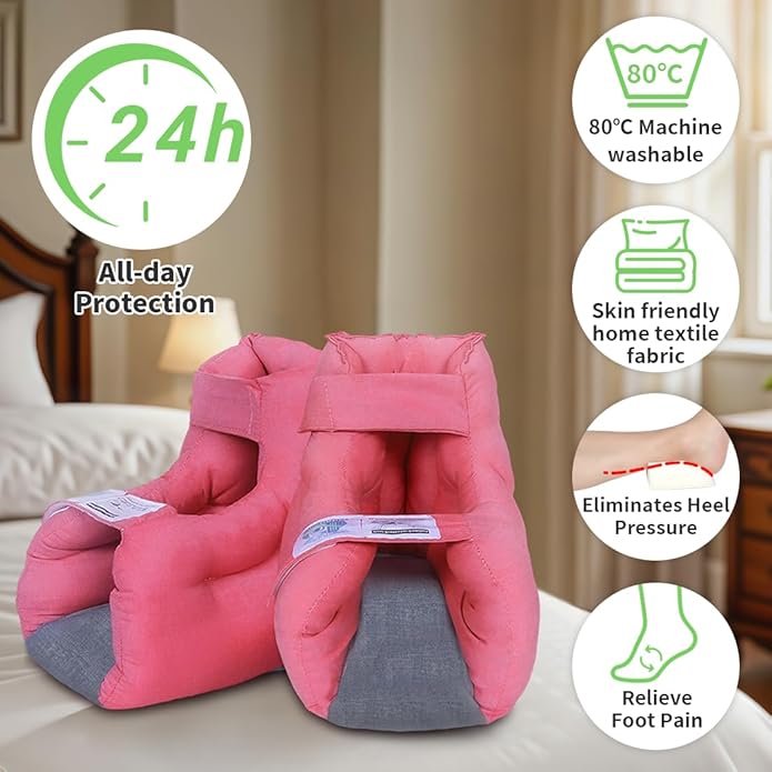 EZ Assistive Heel Protectors Remove Pressure and Bedsores for Healing Therapy of Heel Pressure and Deep Tissue Injury,Heel