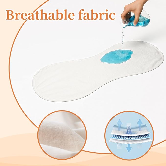Hahafelt 3 Pcs Changing Pad Liners Fits in Peanut Shape Changing Pad Waterproof Diaper Mats Organic Cotton Peanut Mats are Warm on Baby's Back, Washable Reusable (Farm,Colorful)