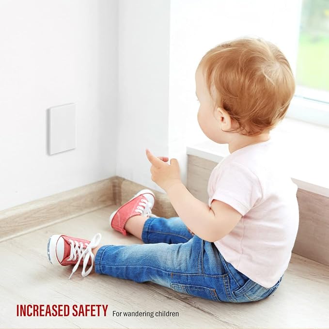 ENERLITES Screwless Blank Wall Plate, Child Safe Blank Device Outlet Cover, Standard Size, 1-Gang 4.68" x 2.93", Polycarbonate Thermoplastic, UL Listed, SI8801-W-10PCS, Glossy, White, 10 Pack