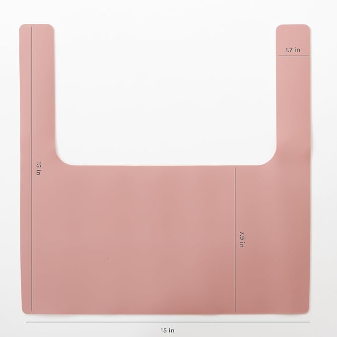 Yeah Baby Goods Placemats Compatible with The IKEA Antilop Highchair (Pale Terracotta) - Food-Grade Silicone Highchair Tray Mat – Easy to Clean, High Chair Accessory