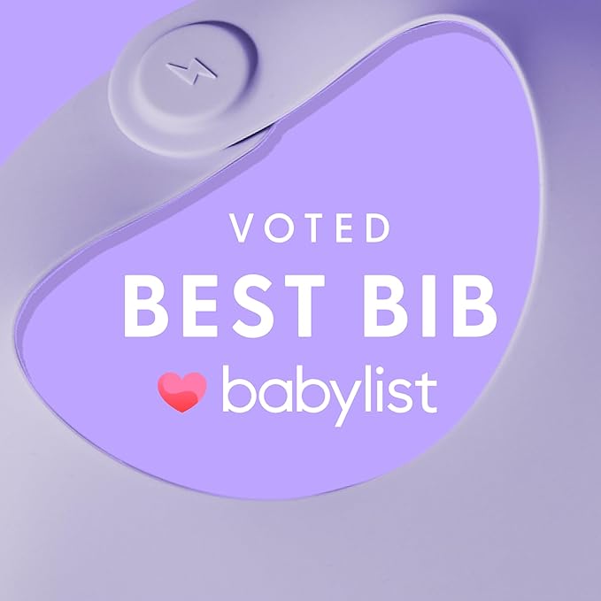 Magnetic Silicone Baby Bib – Waterproof, Dishwasher Safe, BPA Free Food-Grade, Feeding Bib for Infants and Toddlers