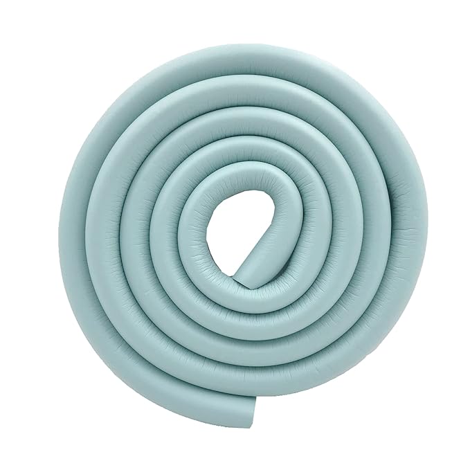 M2cbridge U Shape Extra Thick Furniture Table Edge Protectors Foam 6.5 Ft (Blue)