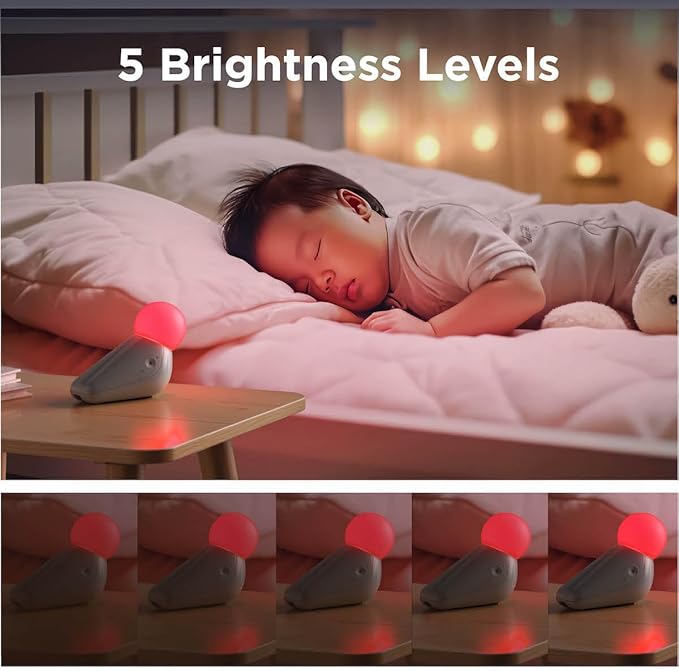 Motorola Nursery S1 | Portable Sleep Soother & Light Sound Machine for Babies & Kids | 50-Hour Battery Life | 10 Soothing Sounds, Lullabies & Multicolour Nightlight | Travel, Baby Shower/Registry Gift