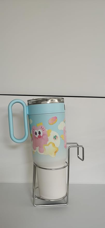 Cup Holder for Bed (Diameter: 3.3IN) Drink Holder Water Bottle/Glass Organizer for Wood Dorm Room Bunk Bed Crib, Metal Toddle Bed,Loft Bedside, Headbed, Car,Office Desk Partition
