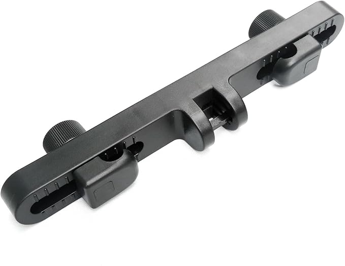 Universal Car Headrest Mount Bracket ISOFIX Latch, Car Child Seat Restraint Anchor Mounting Kit for ISOFIX Latch Headrest Bracket 248*29*58mm, Black