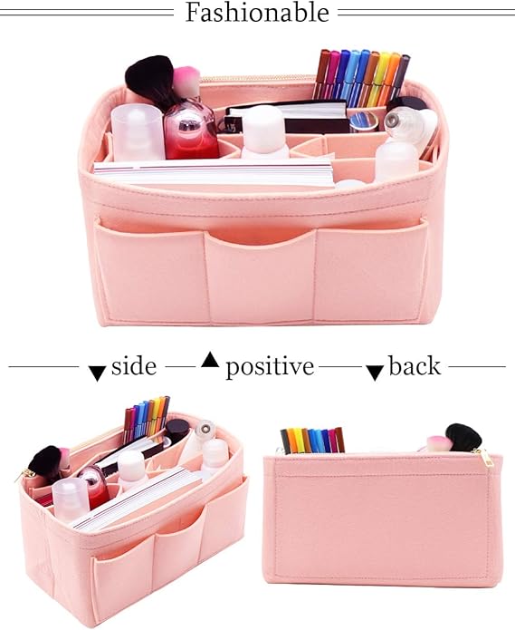 LEXSION Felt Purse Insert Bag Organizer Bag In Bag For Handbag Purse Organizer Fits Speedy Neverfull