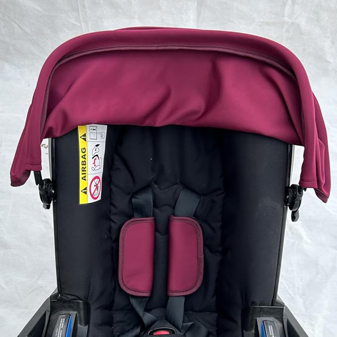 Stroller Replacement Accessories Canopy, Colorful Sun Shade Compatible with Doona Car Seat & Strollers (Wine Red)
