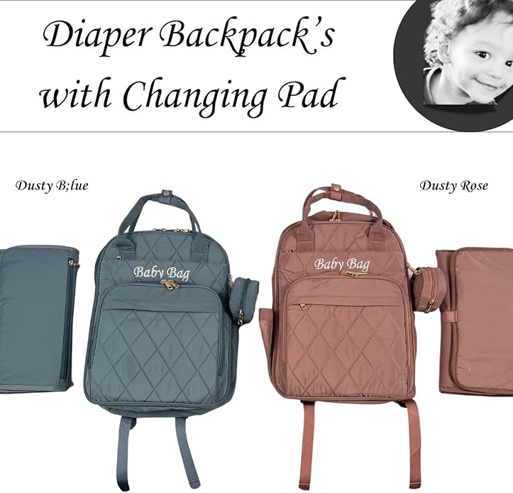 SLyTesha Oversized Mommy Diaper Bag - Travel & Hospital Bag for Baby