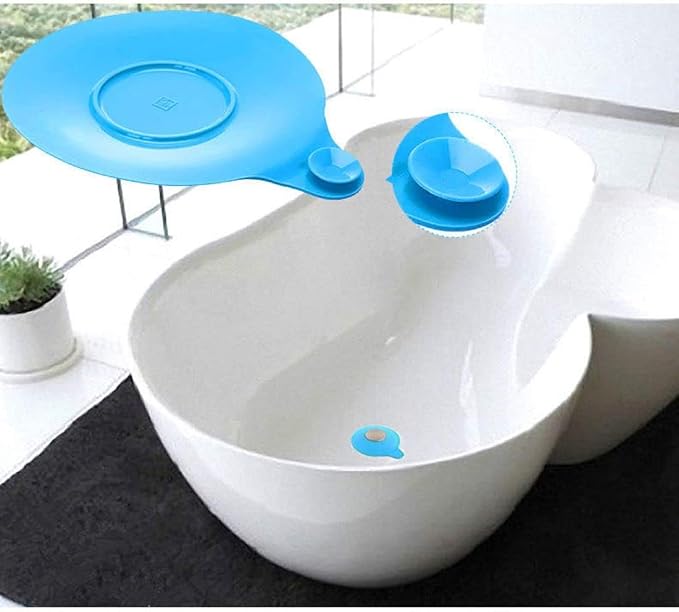 Tub Stopper Bathub Drain Plug, Konpex Soft Universal Silicone Bath, Kitchen Sink, Laundry Room Sink Drain Cover