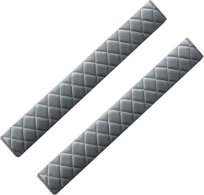 Seat Belt Cover Pad Car Accessories Car Seat Belt Pads Seatbelt Cushion Seatbelt Covers seat Belt Cover pad for Adults 2 Pack 15.5in（Gray）