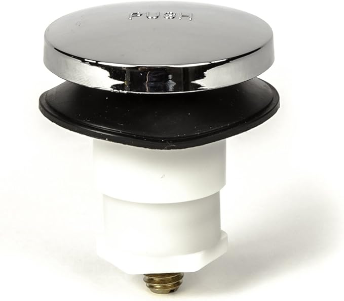 Universal Toe Touch (Tip Toe, Foot Actuated) Bath Tub/Bathtub Drain Stopper Includes 3/8" and 5/16" Fittings