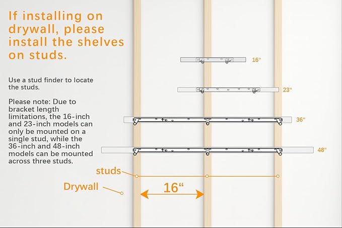 BAYKA White Floating Shelves for Wall, 22.5 inches Wall Mounted Rustic Wood Shelves for Bathroom, Bedroom, Living Room, Hanging Shelf for Books/Storage/Decor/Display (Set of 3)