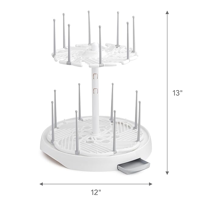 Munchkin® High Capacity Drying Rack for Baby Bottles and Accessories, White