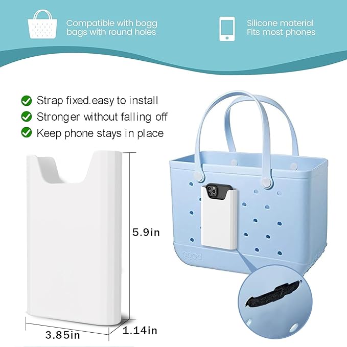 3 Packs Clear Bogg Beach Tote Bag with 2 Pack Insert Hooks Accessories for Bogg Bags Travel Makeup Clean Toiletry Brush Organizer Cosmetic Divider Storage Inner Pouch