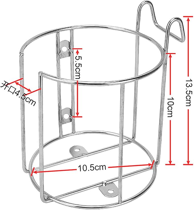 Bed Cup Holder(Diameter: 4.1IN) Drink Holder Water Bottle/Glass Organizer for Wood Dorm Room Bunk Bed Crib, Metal Toddle Bed,Loft Bedside, Headbed, Car,Office Desk Partition