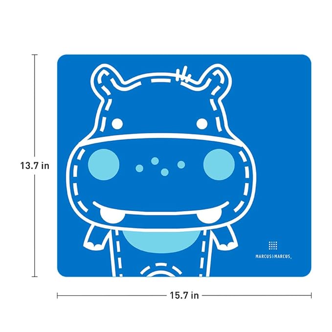 Baby Silicone Placemat, Roll up for On-The-go, 13.7X15.7 Inches, BPA/Phthalate Free, 6 Month+