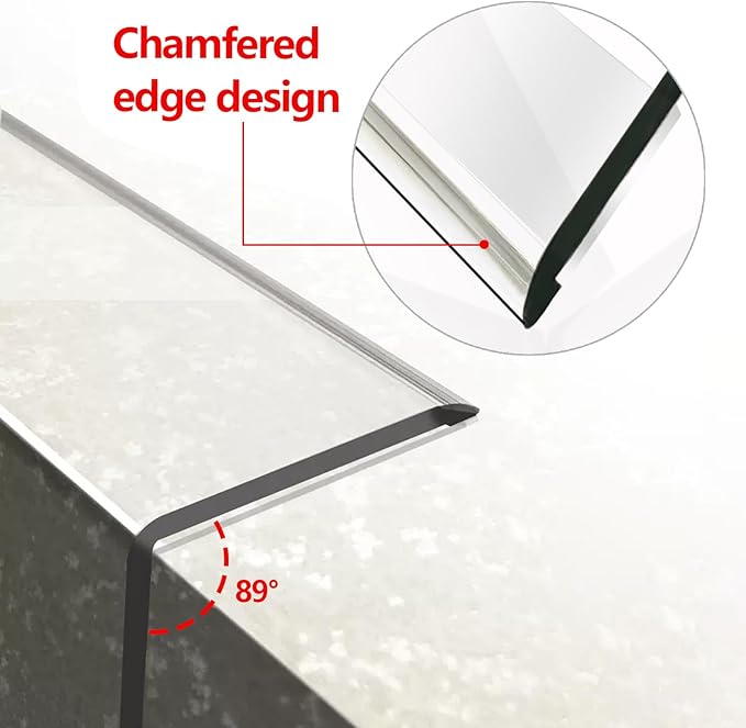 Wall Corner Protector - 2PCS, 47.2"x1.18" - Self Adhesive Clear Corner Protectors for Walls, Cabinet Doors, Edge Protector Trim; Easy to Install Corner Guards for Walls (120cm x 3cm)