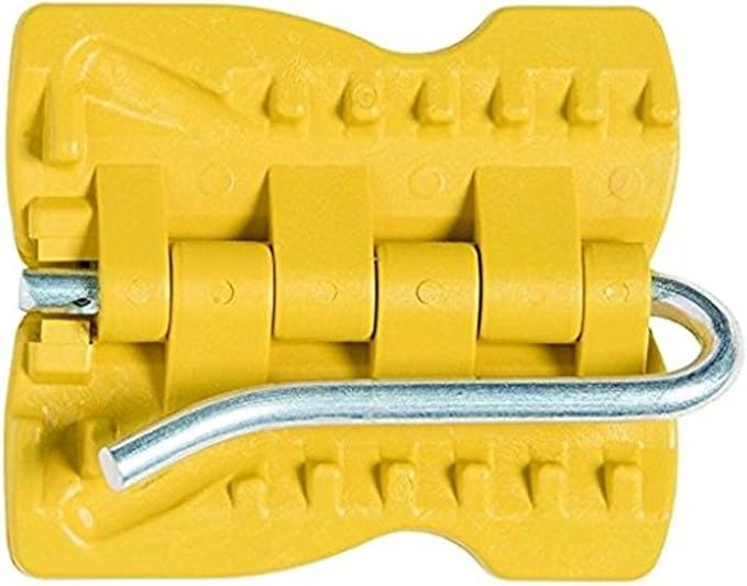 The Original Fat Ivan Fold Up Doorstop Wedge with Magnet - for Moving Office Home or School - Great for Police, Admin, Firefighters and Any time You Need a Door to Stay Open Yellow 2 Pack