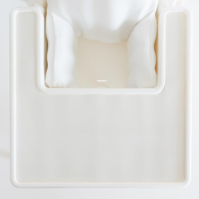 Yeah Baby Goods Placemats Compatible with The IKEA Antilop Highchair (Coconut Cream) - Food-Grade Silicone Highchair Tray Mat – Easy to Clean, High Chair Accessory