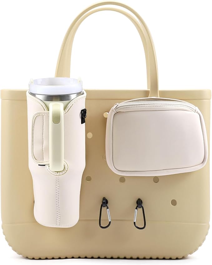 4PCS Organizer Holder for Bogg Bag, Accessories for Bogg Bags, Phone & Cup Holder compatible with Bogg Bag Original, Bag is not included