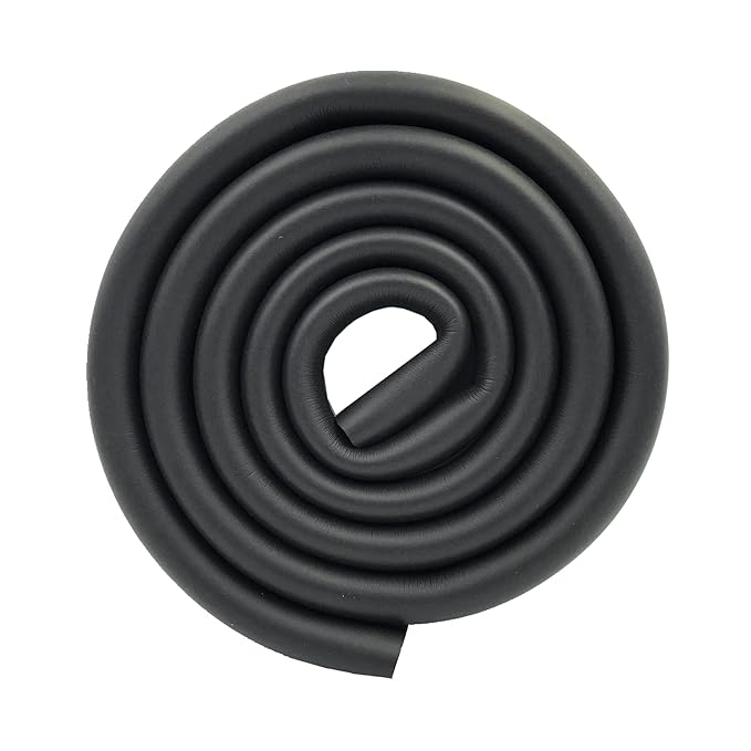 M2cbridge U Shape Extra Thick Furniture Table Edge Protectors Foam 6.5 Ft (Black)