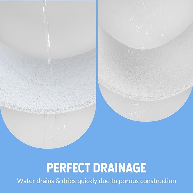 Hargiis Non-Slip Bathtub Mat, Anti Slip Shower Mat, Fast Drying Bathtub Mats, Foot Scrubber Mat, Anti Slip Mat for Tub, Floor, Bathroom, Kitchen, Home, Hotel (White 40"×28")
