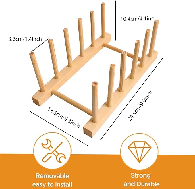 Bailitoy 2 Pcs Wooden Kids Bookshelf,Toddler Book Display Shelves Children Book Rack Suitable Kids Rooms, Nursery & Classroom,Mini Bookshelf, Desktop Shelf